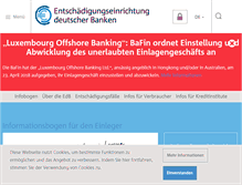 Tablet Screenshot of edb-banken.de